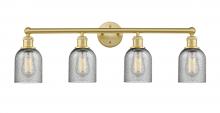 Innovations Lighting 616-4W-SG-G257 - Caledonia - 4 Light - 32 inch - Satin Gold - Bath Vanity Light
