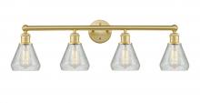 Innovations Lighting 616-4W-SG-G275 - Conesus - 4 Light - 33 inch - Satin Gold - Bath Vanity Light