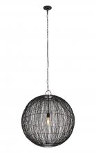 Innovations Lighting 679-1P-BK-32NT - Oak Hill - 1 Light - 30 inch - Matte Black - Pendant