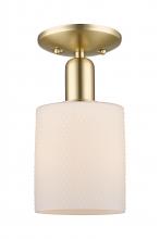 Innovations Lighting 716-1C-CB-G111 - Cobbleskill - 1 Light - 5 inch - Champagne Bronze - Semi-Flush Mount