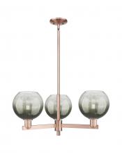 Innovations Lighting 716-3CR-AC-G483-8SL - Brookhaven Globe - 3 Light - 18 inch - Antique Copper - Pendant