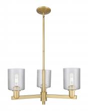 Innovations Lighting 716-3CR-BB-G112 - Cobbleskill - 3 Light - 27 inch - Brushed Brass - Stem hung - Pendant