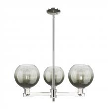 Innovations Lighting 716-3CR-PN-G483-8SL - Brookhaven Globe - 3 Light - 18 inch - Polished Nickel - Pendant