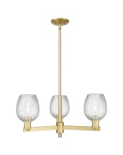 Innovations Lighting 716-3CR-SG-G292 - Salina - 3 Light - 28 inch - Satin Gold - Stem hung - Pendant
