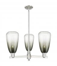 Innovations Lighting 716-3CR-SN-G480-6SL - Brookhaven Almond - 3 Light - 18 inch - Satin Nickel - Pendant