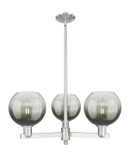 Innovations Lighting 716-3CR-SN-G483-8SL - Brookhaven Globe - 3 Light - 18 inch - Satin Nickel - Pendant