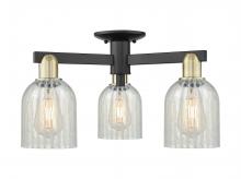 Innovations Lighting 716-3F-BAB-G2511 - Caledonia - 3 Light - 23 inch - Black Antique Brass - Semi-Flush Mount