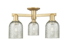 Innovations Lighting 716-3F-BB-G259 - Caledonia - 3 Light - 23 inch - Brushed Brass - Semi-Flush Mount