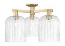 Innovations Lighting 716-3F-BB-G559-8SDY - Bridal Veil - 3 Light - 26 inch - Brushed Brass - Semi-Flush Mount