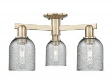 Innovations Lighting 716-3F-CB-G257 - Caledonia - 3 Light - 23 inch - Champagne Bronze - Semi-Flush Mount