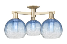 Innovations Lighting 716-3F-CB-G483-8SB - Brookhaven Globe - 3 Light - 6 inch - Champagne Bronze - Semi-Flush Mount