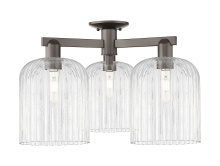 Innovations Lighting 716-3F-OB-G559-8CL - Bridal Veil - 3 Light - 26 inch - Oil Rubbed Bronze - Semi-Flush Mount