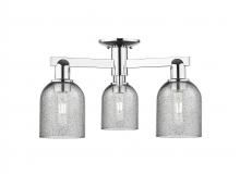 Innovations Lighting 716-3F-PC-G257 - Caledonia - 3 Light - 23 inch - Polished Chrome - Semi-Flush Mount