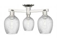 Innovations Lighting 716-3F-PN-G292 - Salina - 3 Light - 23 inch - Polished Nickel - Semi-Flush Mount