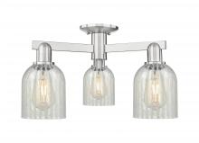 Innovations Lighting 716-3F-SN-G2511 - Caledonia - 3 Light - 23 inch - Brushed Satin Nickel - Semi-Flush Mount