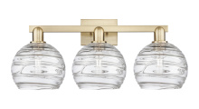 Innovations Lighting 716-3W-CB-G1213-8CL - Athens Deco Swirl - 3 Light - 27 inch - Champagne Bronze - Bath Vanity Light