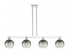 Innovations Lighting 716-4I-PC-G483-8SL - Brookhaven Globe - 4 Light - 48 inch - Polished Chrome - Stem hung - Island Light