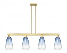Innovations Lighting 716-4I-SG-G480-6SB - Brookhaven Almond - 4 Light - 48 inch - Satin Gold - Stem hung - Island Light