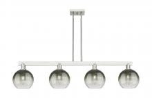 Innovations Lighting 716-4I-SN-G483-8SL - Brookhaven Globe - 4 Light - 48 inch - Brushed Satin Nickel - Stem hung - Island Light
