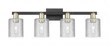 Innovations Lighting 716-4W-BAB-G112 - Cobbleskill - 4 Light - 32 inch - Black Antique Brass - Bath Vanity Light