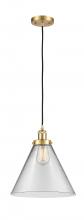Innovations Lighting 916-1P-SG-G42-L - Cone - 1 Light - 12 inch - Satin Gold - Cord hung - Mini Pendant