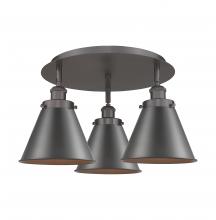Innovations Lighting 916-3C-OB-M13-OB - Appalachian - 3 Light - 20 inch - Oil Rubbed Bronze - Semi-Flush Mount