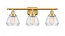 Innovations Lighting 916-3W-SG-G172 - Fulton - 3 Light - 26 inch - Satin Gold - Bath Vanity Light