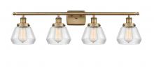 Innovations Lighting 916-4W-BB-G172 - Fulton - 4 Light - 36 inch - Brushed Brass - Bath Vanity Light