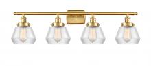 Innovations Lighting 916-4W-SG-G172 - Fulton - 4 Light - 36 inch - Satin Gold - Bath Vanity Light