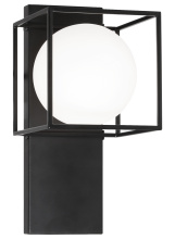 Matteo Lighting S03801BK - Squircle Wall Sconce
