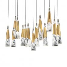 Modern Forms US Online PD-44414L-BK - Kilt Multilight Pendant Light