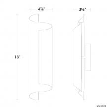 Modern Forms US Online WS-94518-30-BN - Pirouette Wall Sconce Light