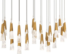 Modern Forms US Online PD-44423L-AB - Kilt Multilight Pendant Light