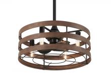 Minka-Aire F631L-CL/DK - Audrey - LED 22.5" Ceiling fan