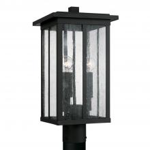 Capital 943835BK - 3 Light Outdoor Post Lantern
