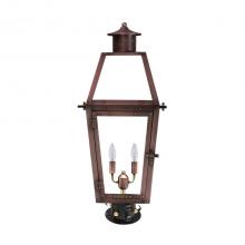 Primo Gas Lanterns AD-24E_CT/PM - Two Light Pier Mount and Post Mount
