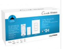 Lutron Electronics P-DIM-3WAY-WH - Caséta Dimmer 3-Way Kit with Remote