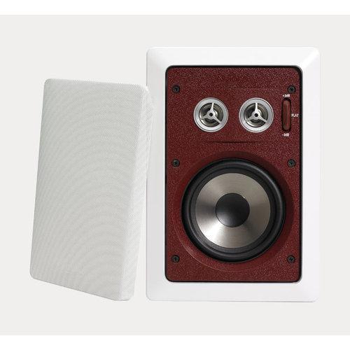5-1/4 in. Two-way In-Wall Speaker (8 ohms, 80 watts RMS). White (Paintable).