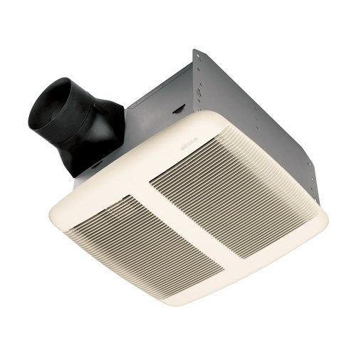 Ultra Silent Bath Fan, Fan/ Light/Night Light,  White Grille,  80 CFM.