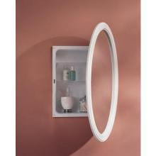 Broan-Nutone 1370WH - Dunhill, Recessed, 21 in.W x 31 in.H, White Framed Mirror.