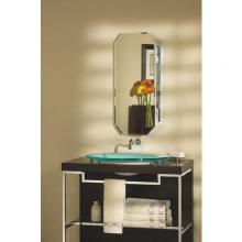 Broan-Nutone 52WH244PT - Metro Collection, 14-1/4 in.  Octagon Beveled Mirror.