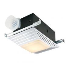 Broan-Nutone 659 - Heater/Fan/Light, White Plastic Grille, 50 CFM.