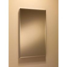 Broan-Nutone 868P24SS - Specialty, Recessed, 16 in.W x 26 in.H,Stainless Steel, Frameless Beveled Edge Mirror.