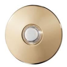 Broan-Nutone PB41BGL - Door Chime Pushbutton, polished brass stucco — unlighted