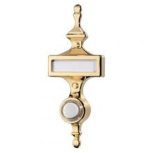 Broan-Nutone PB57LPB - Door Chime Pushbutton, lighted in polished brass