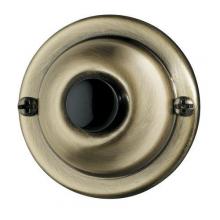Broan-Nutone PB67AB - Door Chime Pushbutton, unlighted in antique brass