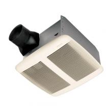 Broan-Nutone QTR080L - Ultra Silent Bath Fan, Fan/ Light/Night Light,  White Grille,  80 CFM.