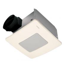 Broan-Nutone QTXE110FLT - Ultra Silent Bath Fan, Fan/Light, 42W Fluoresent Light, 4W Nightlight, 110 CFM. Title 24 Compliant, 
