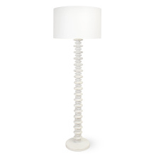 Regina Andrew 14-1020WT - Regina Andrew Fishbone Floor Lamp (White)