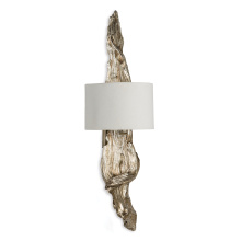 Regina Andrew 15-1011AMBSL - Regina Andrew Driftwood Sconce (Ambered Silver Leaf)